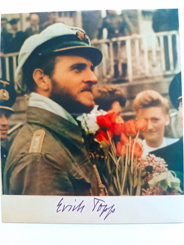 Signiertes militär foto - signiertes, mit