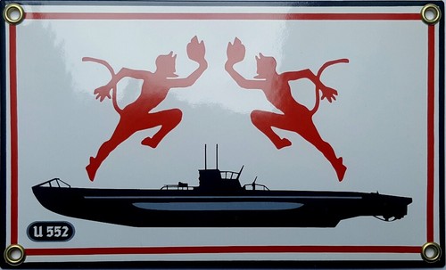 Emailleschild boot 552 - emailleschild, 12